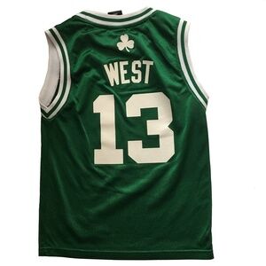 Adidas NBA Celtics Jersey Delonte West 13 Screen Print on Mesh